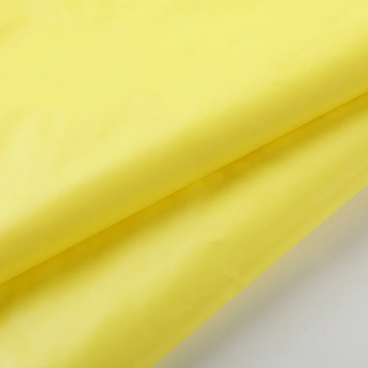 Ultra-thin glossy waterproof 100% nylon fabric down proof coat fabric for down jacket