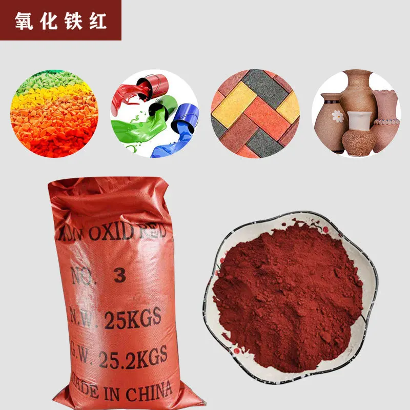Concrete pigment Industrial grade iron oxide red ferric oxide 130 110 120 190