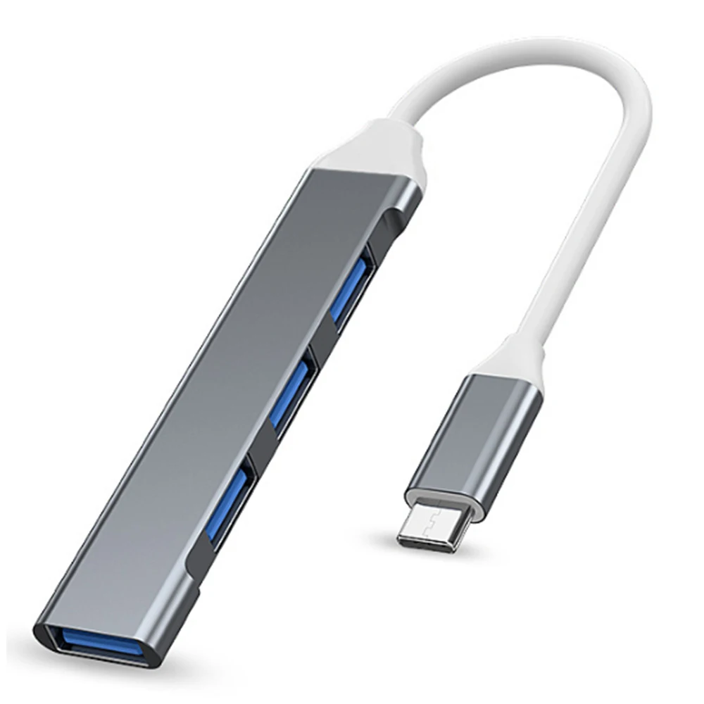 4 в 1 концентратор Высокоскоростной Usb 3,0 концентратор Usb2.0 Type C концентратор адаптер компьютера удлинитель многопортовый Usb шнур Удлинитель