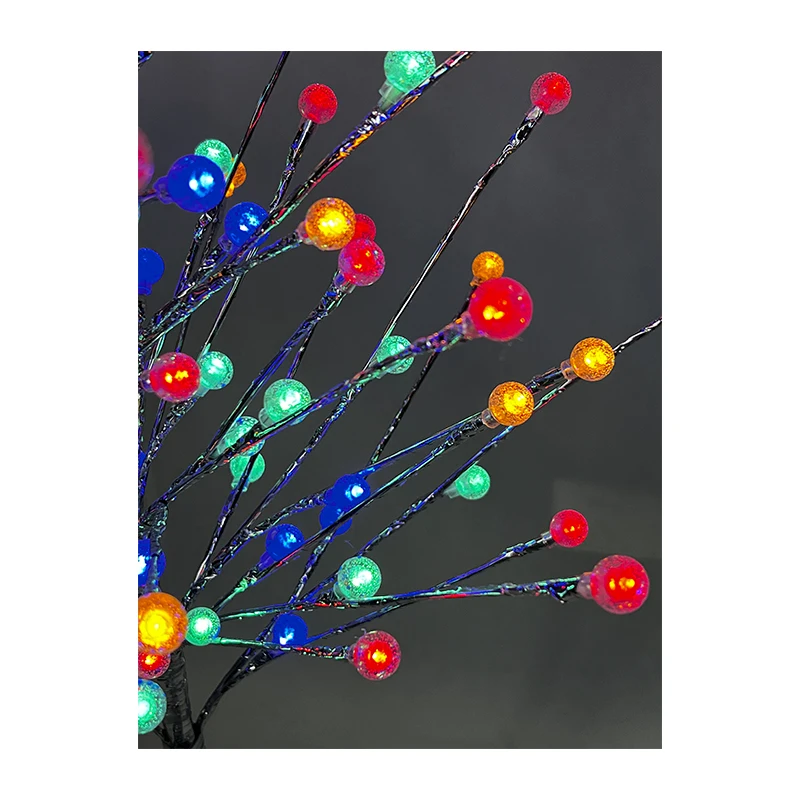Wholesale Popular Colorful LED Light Tree Foldable Outdoor Decoration Light Up Tree Tower