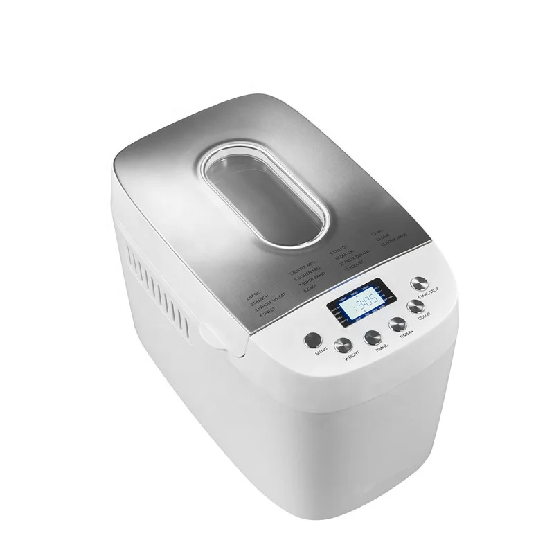 1.5KG Loaf Size Double Pan Bread Maker Machine with LCD Screen, Multi-function, Automatic, 850W, AC motor