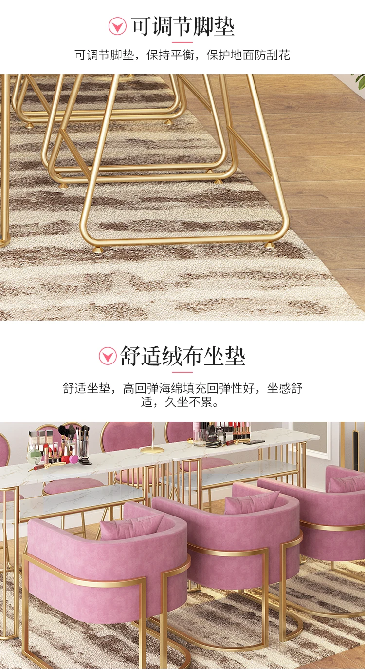 Factory Popular Modern New Design Product Manicure Table Multi-function Nail Salon Furniture With Various Colors And Good Price