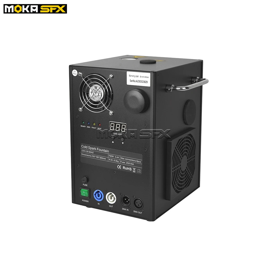 750W MK-E11 высокое качество пиротехника фейерверки холодный электроэрозионного станка для свадебного торжества готовые товары в Соединенных Штатах Испания