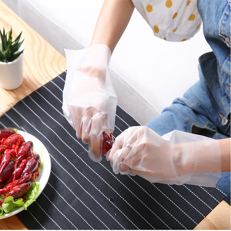 Cheap Plastic Food Grade Hand Gloves Elastic Waterproof Clear CPE Gloves disposable gloves