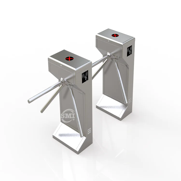 acces control system access barrier automatic electric security tripod barrier with fingerprint and rfid STDZ01