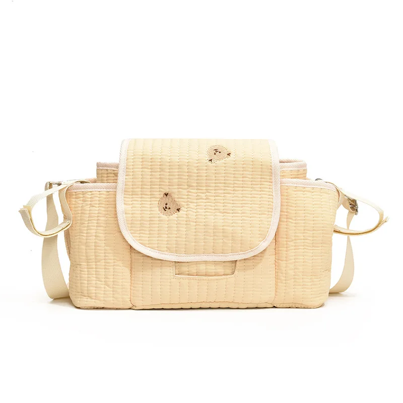 Милый узор стеганая хлопковая подкладка для мамы сумка хранения на открытом воздухе многофункциональная детская подгузник коляски