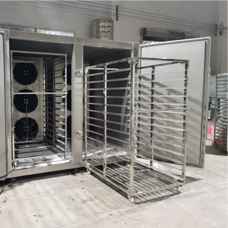 High-Capacity Shock Freeze Chiller: 500kg/h, -45°C, 2200L, 32-Tray System for Industrial-Scale Efficiency