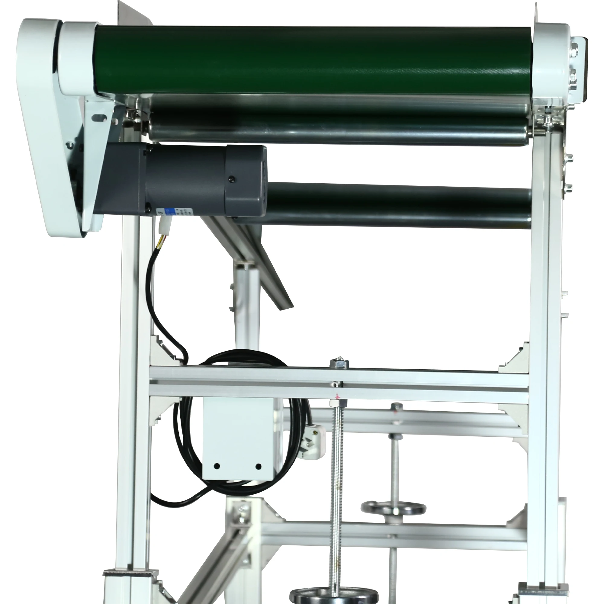 PVC green flat belt conveyor system design rubber conveyor belt for Industrial manufacturing