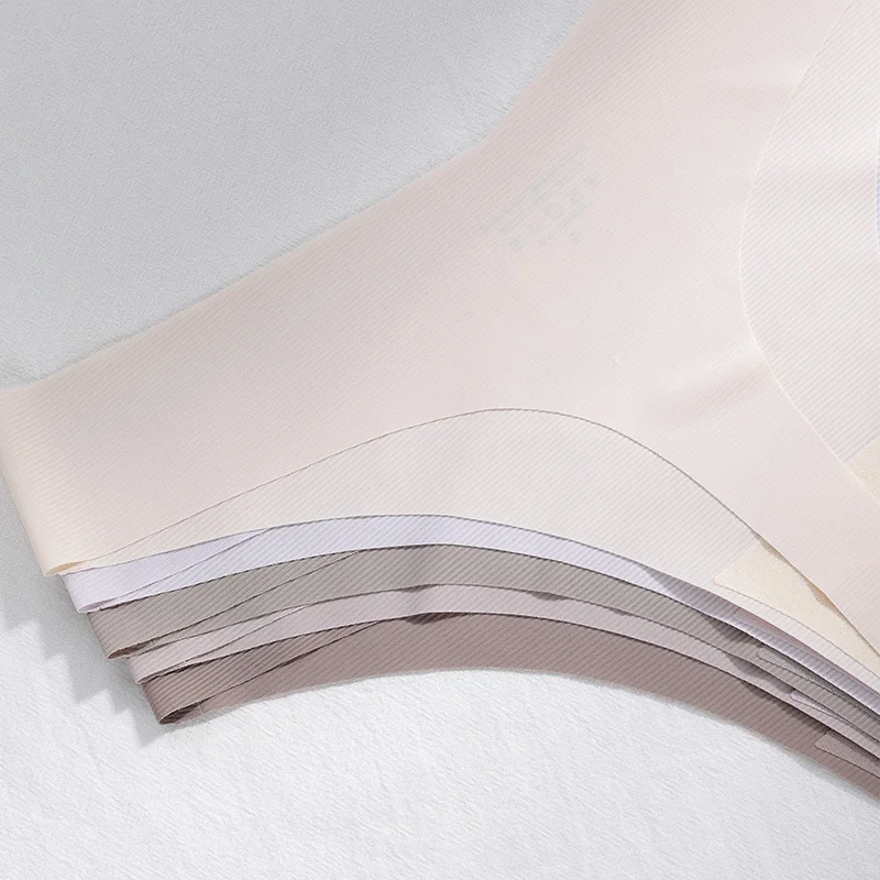 No Show V Design Tanga Invisible Ice Silk Thong G-String Bikini Calcinhas Confortavel Lingerie Women Seamless Panties