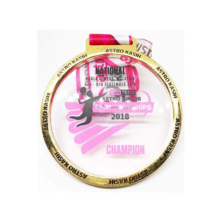 Custom Sport Miraculous Trophies And Marathon Metal Running Key Gold Soccer Catholic Award acrylic  Medal//