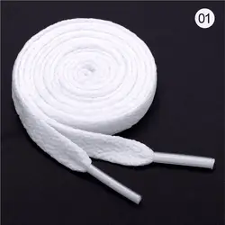 Wholesale Custom 29 Colors Fashion Shoe Laces 8 mm wide Polyester Flat Shoelaces