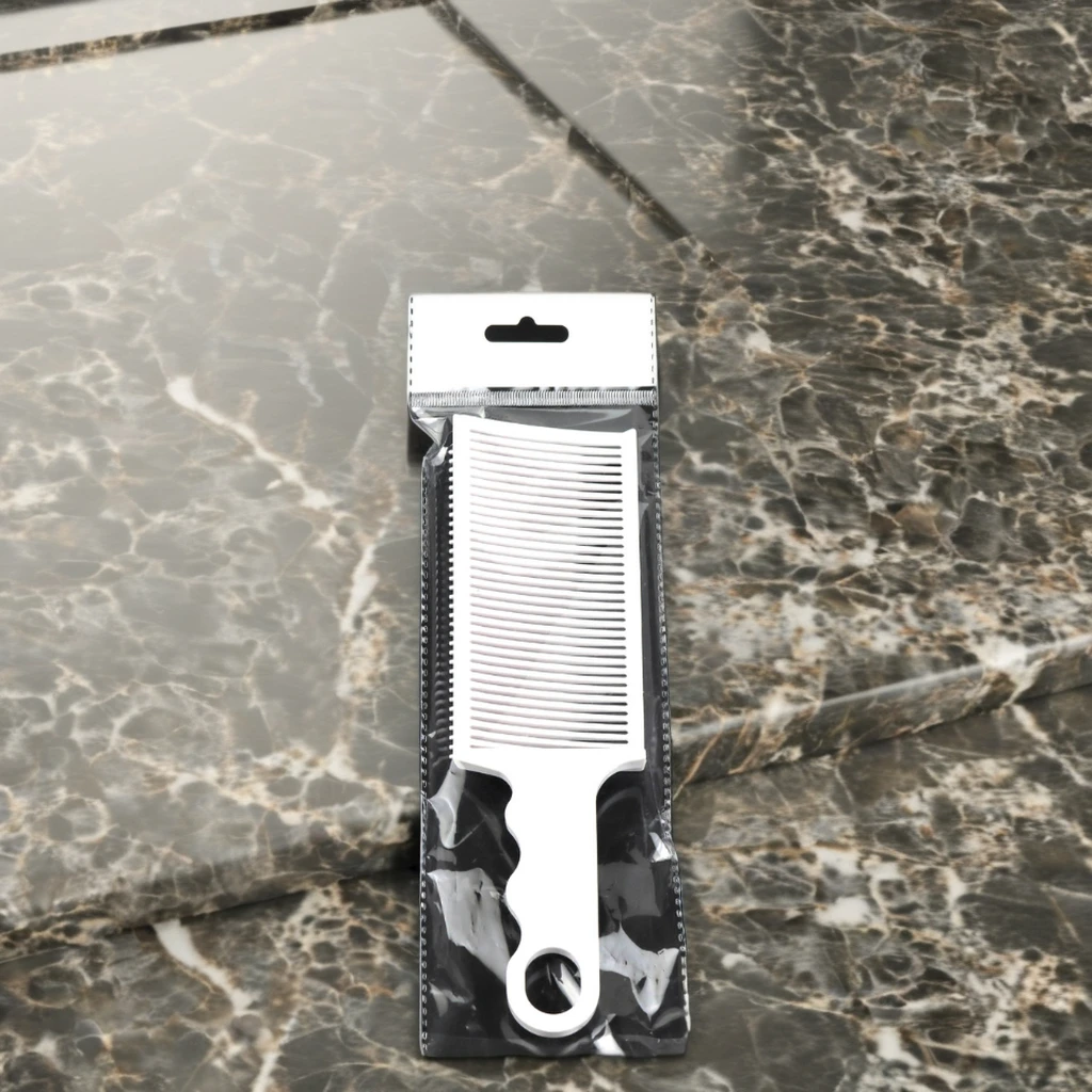 Professional Ionic Flat Hair Comb Custom Logo Wooden Comb with Plastic Handle for Hair Styling and Care Portable and Home Use