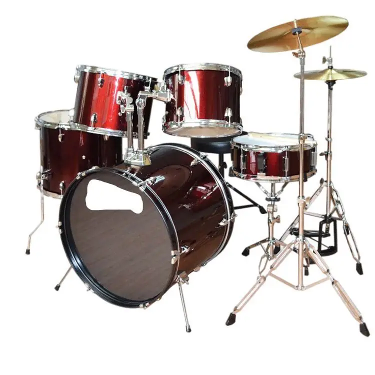 Acoustic Drum Set Musical Instrument Drum Set Professional Drum Kits With Custom Logo