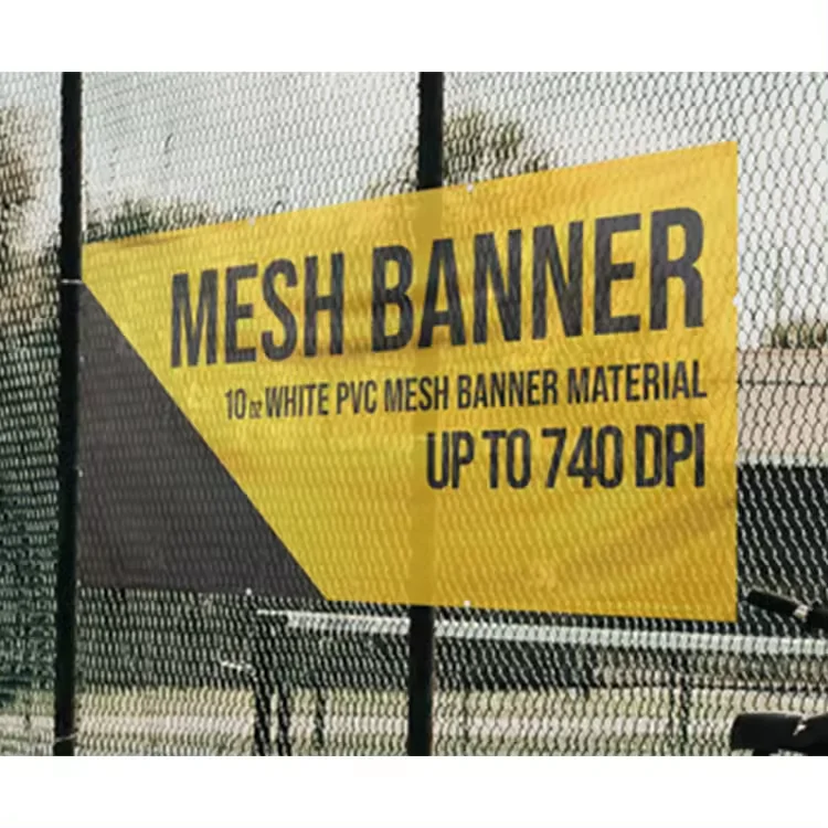 FlagsPrint Custom Fabric Banners Digital Printing Mesh Banner Large Outdoor Business Advertising Sports Exhibition Mesh Banner