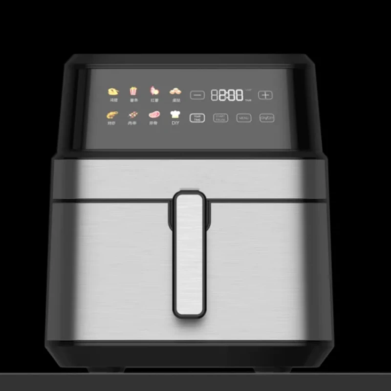 Professional Kitchen Appliance Electric Digital 6.5L Air Fryer With Detachable Oil Basket
