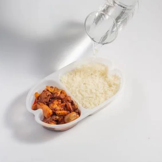 Multiple Taste Choices Cooked  Rice Box Chinese Fast Food Self-heating Hot Pot