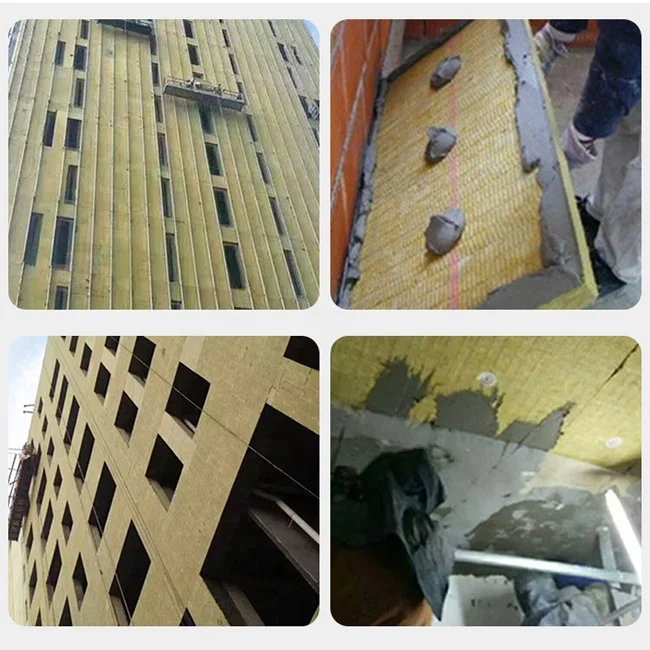 Aluminum Foil Glass Wool Board glass Wool Insulation construction Material insulated Cotton Roof Rock Wool Sandwich Panel