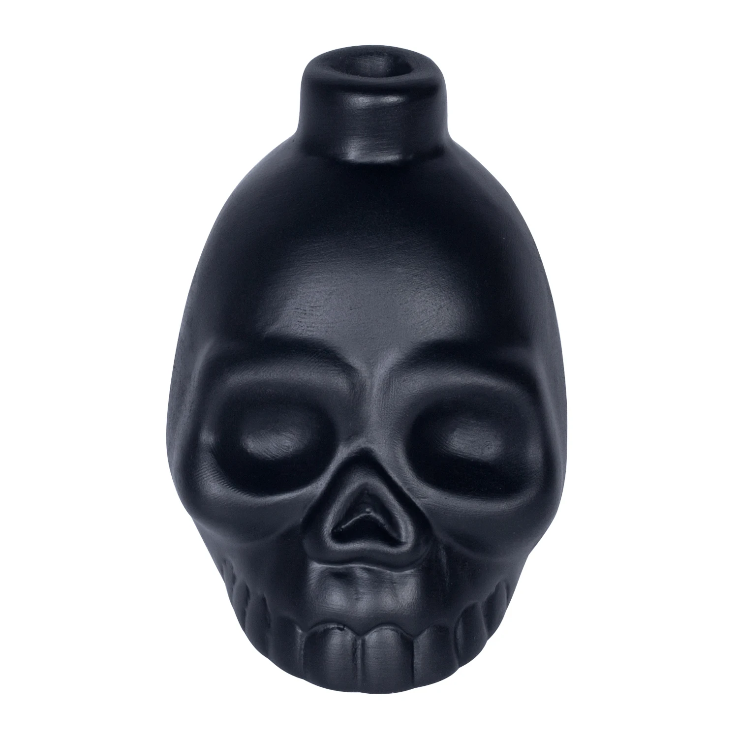 
Black Skull Screaming Aztec Death Whistle 