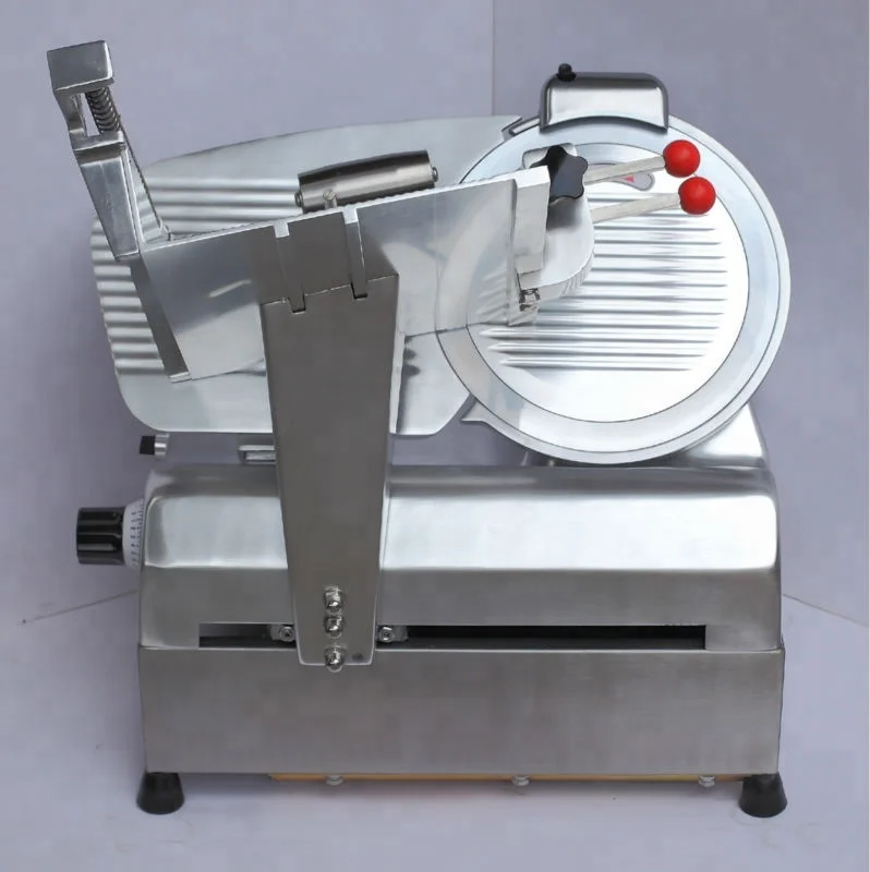 0-18mm adjustable slice thickness 13 inch round blade kitchen food frozen meat slicer fully automatic commercial
