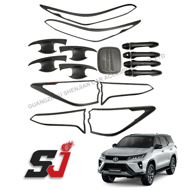 Thailand Quality ABS Car Accessories Chrome Full Kit Combo Accessories For Toyota Fortuner