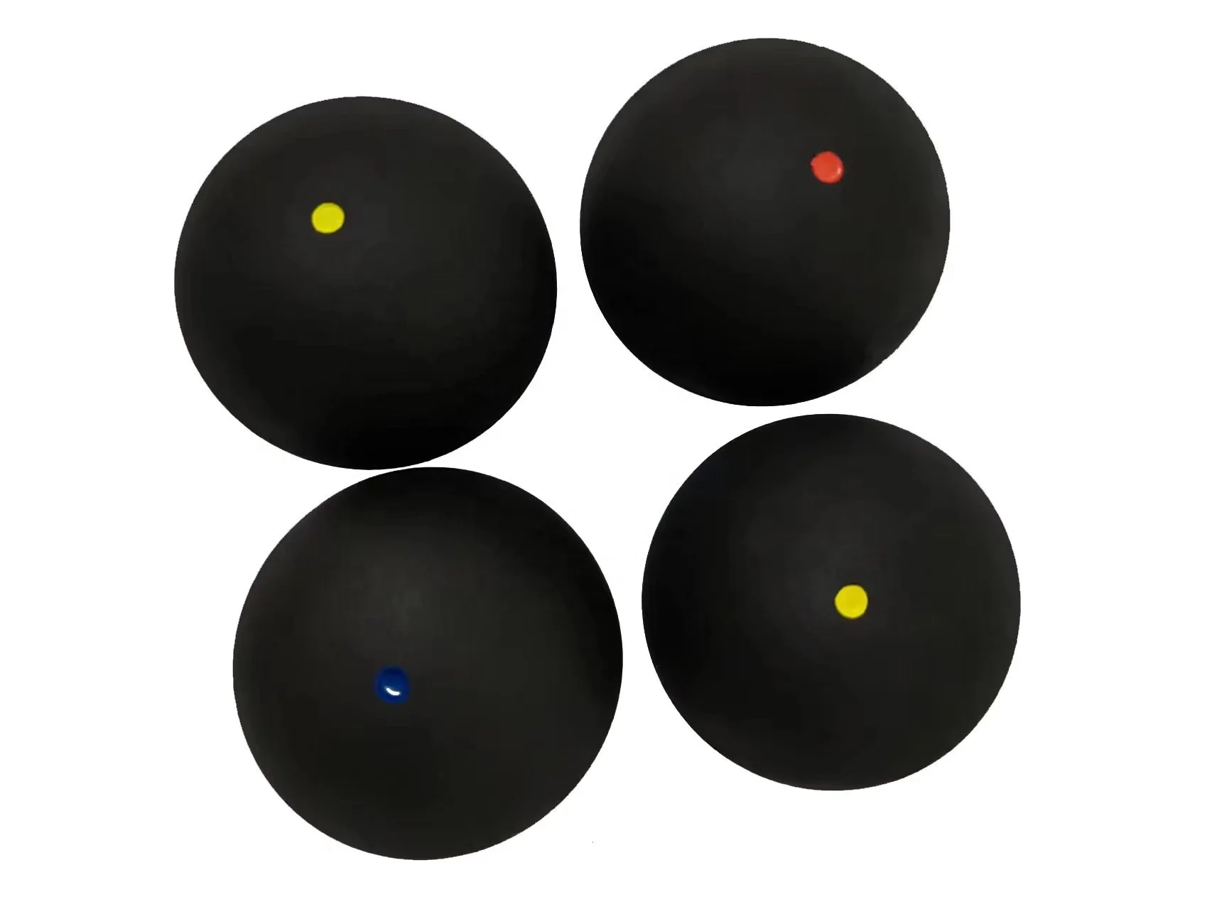 SQ382 Single Yellow/Blue/Red Dot Training Squash ball