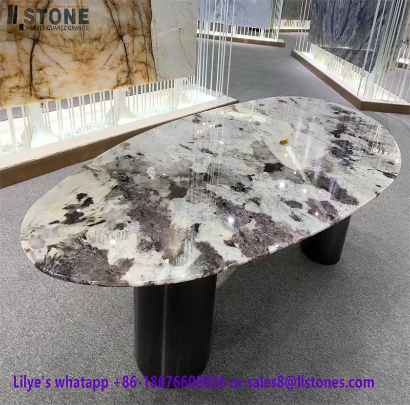 Marble Stone look Dining Table Tops