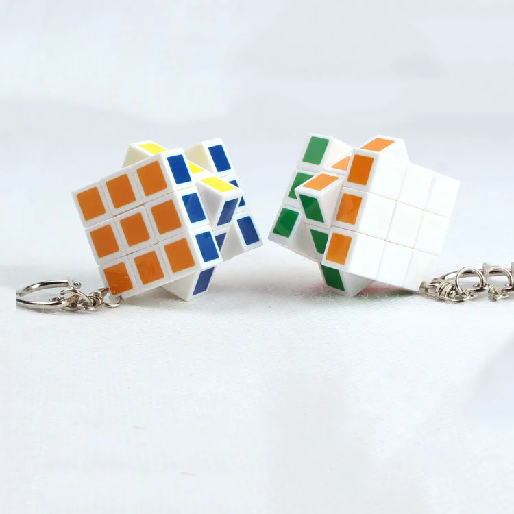 keychain 3 x 3  Magic Cube for Kids DIY Educational Advertising Promotional Gift  Geometric Toy
