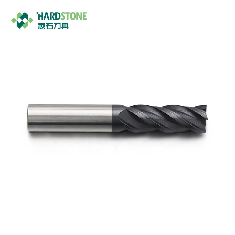 CNC Milling Machine Cutting Tool Flattened Carbide End Mills Cutter hardstone carbide insert