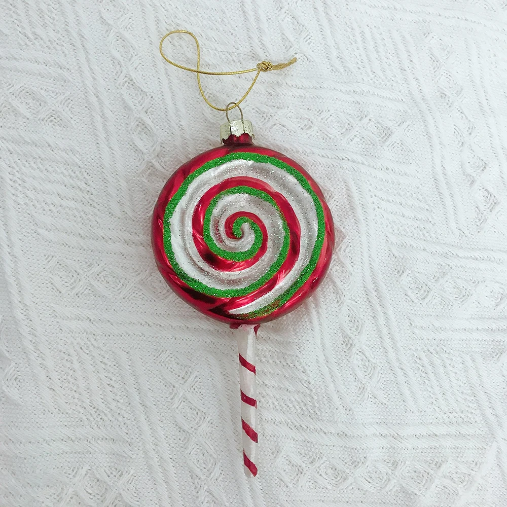 Handmade Christmas hanging glass decoration animal ornament for home festival party hanging decorations Eco-friendly