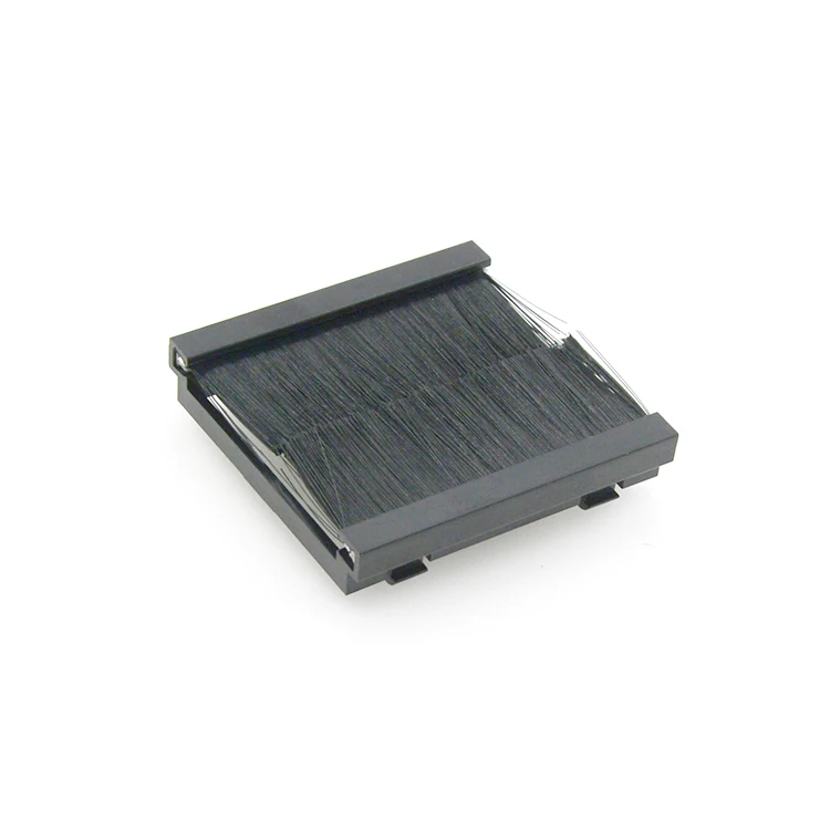 UK Type 2 port RJ45 Brush Module Wall Faceplate