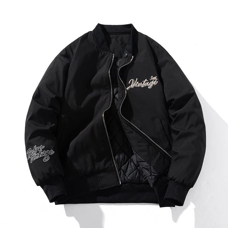 Latest Design High Quality Street Style OEM Breathable Bomber Jacket