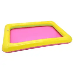 SP-325 Children Indoor Outdoor Play Inflatable Sand Tray PVC Toy Inflatable Pool Water Sand Table for Kid