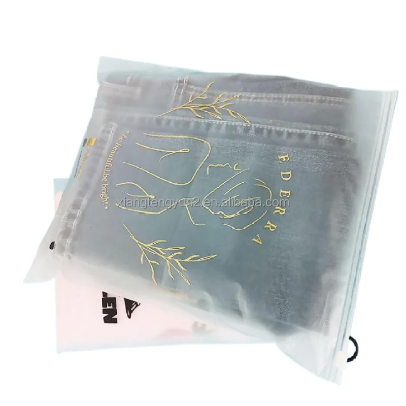 Garment zipper bags high quality dress zipper bag dust proof heavy duty storage bag with zipper