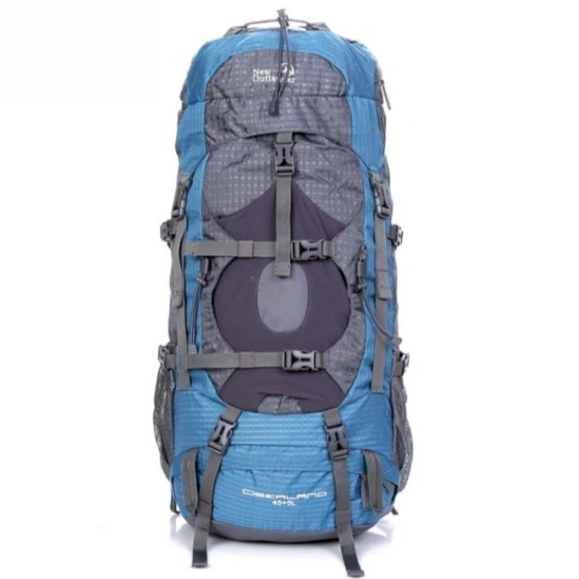 Nice design 50L durable mountain top unique camping backpack outlander backpack for climbing