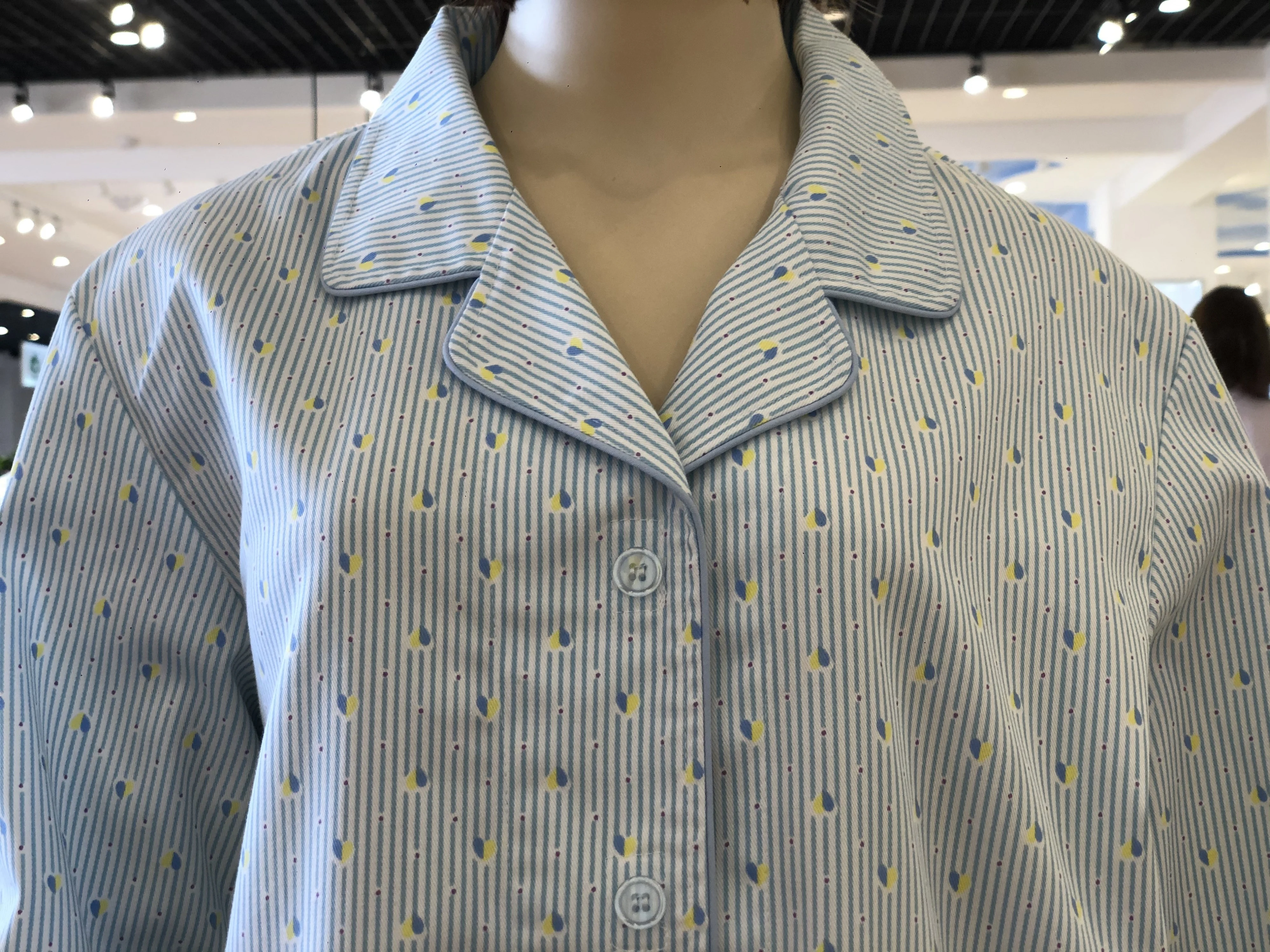 100%cotton printed fabric  patient gown medical use