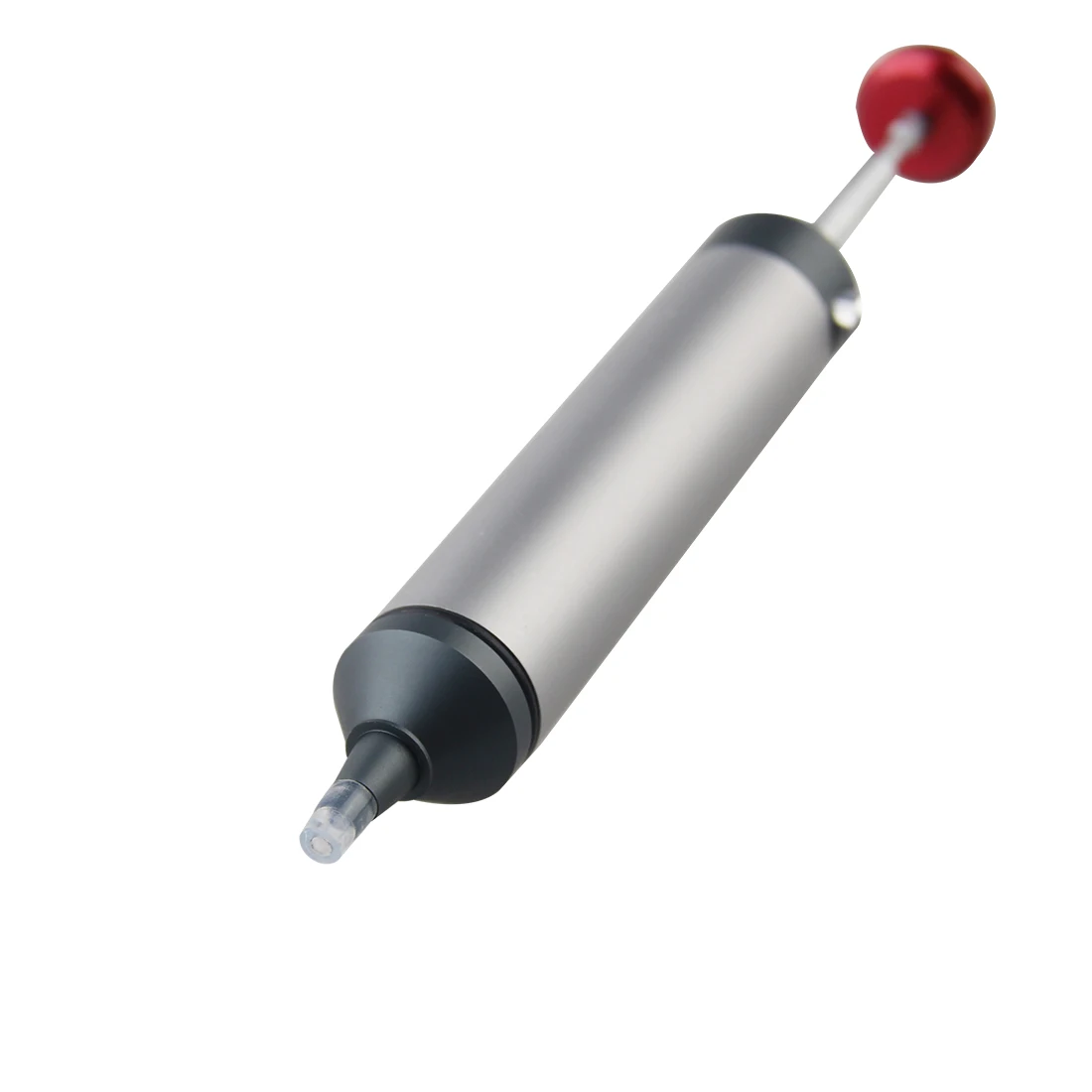 Aluminum alloy body solder sucker desoldering pump with Heat Resistance Silicone Nozzle