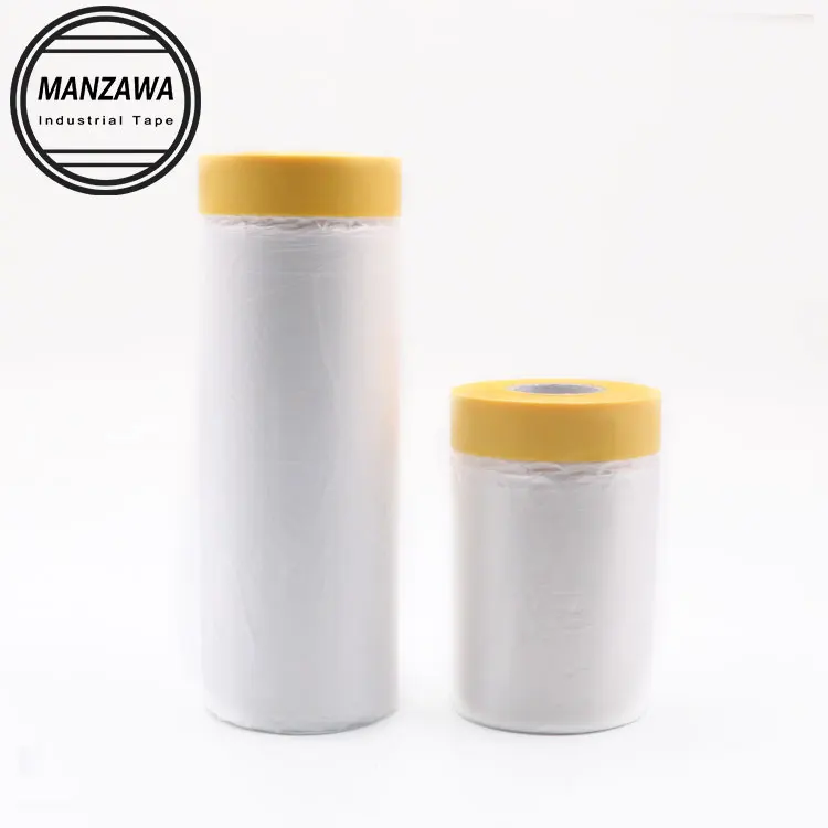 550mm Blue Cloth Pre taped Masking Film Pre Taped Masking Film Auto Paint PE Masking Film