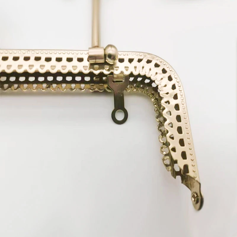 Factory Custom Metal Purse Kiss Clasp Lock Bag Frame for Bag Handle DIY Handmade