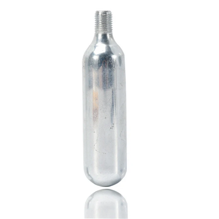 
High quality stainless steel mini co2 gas cylinder 12g 16g cylinder 