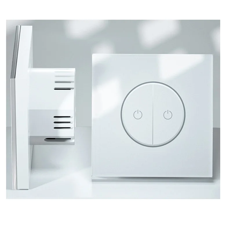 EU/UK Standard tempered Glass Panel 1/2/3 Gang Wall Light Alexa Remote Control Tuya Smart wifi Touch Switch