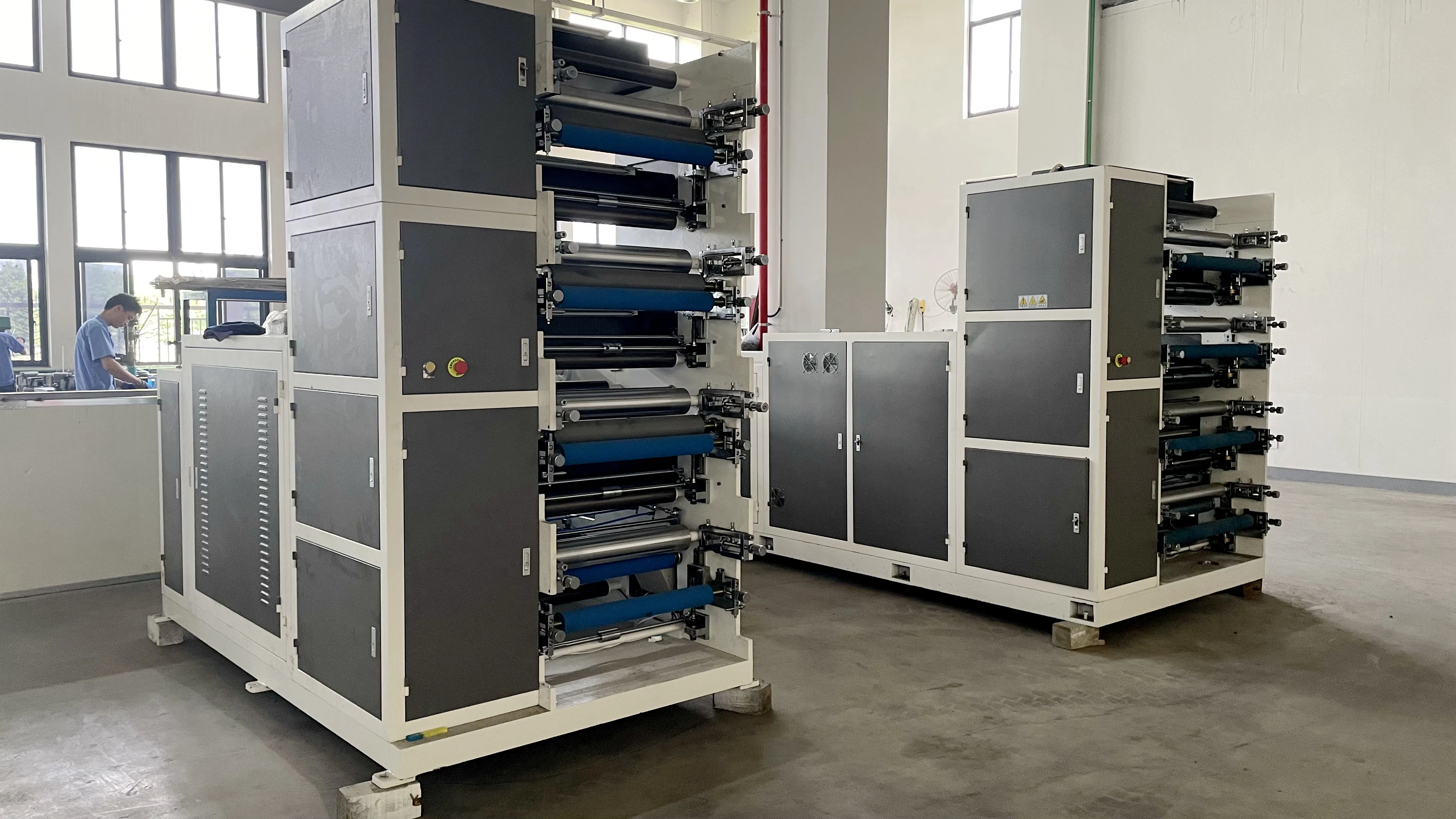 Kraft Paper Packaging Bag Central Impression Flexographic Printers Ci Pet PE Bag digital Flexo Printing Machine