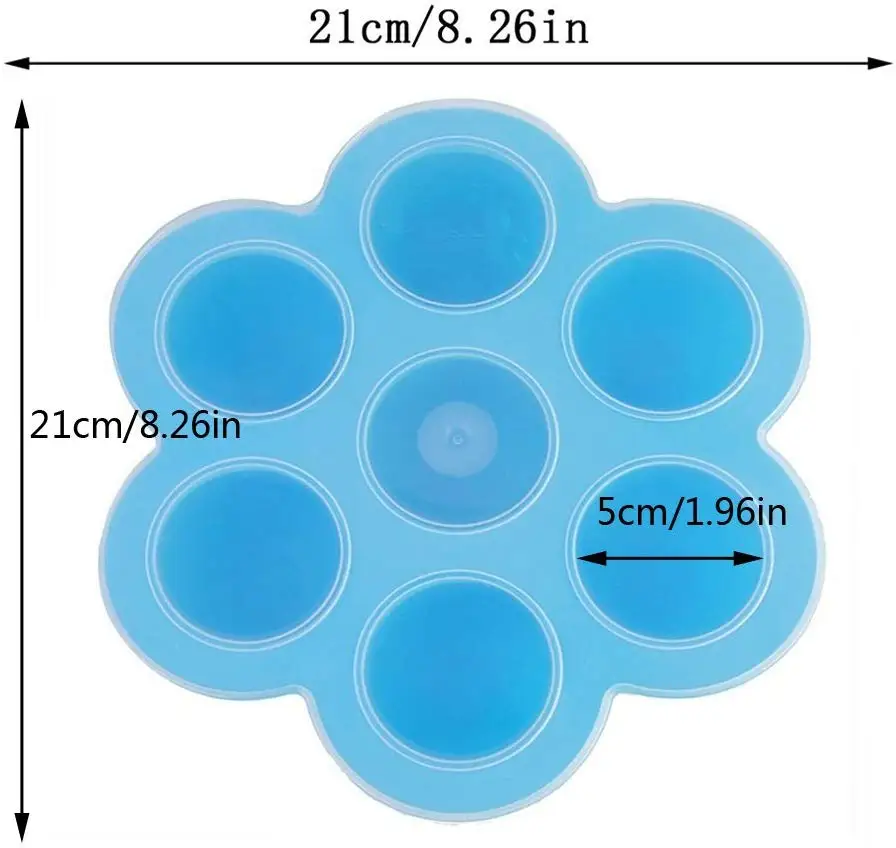 Silicone Egg Bites Molds for Cooking Pot Fits 5,6,8 qt Pressure Cooker