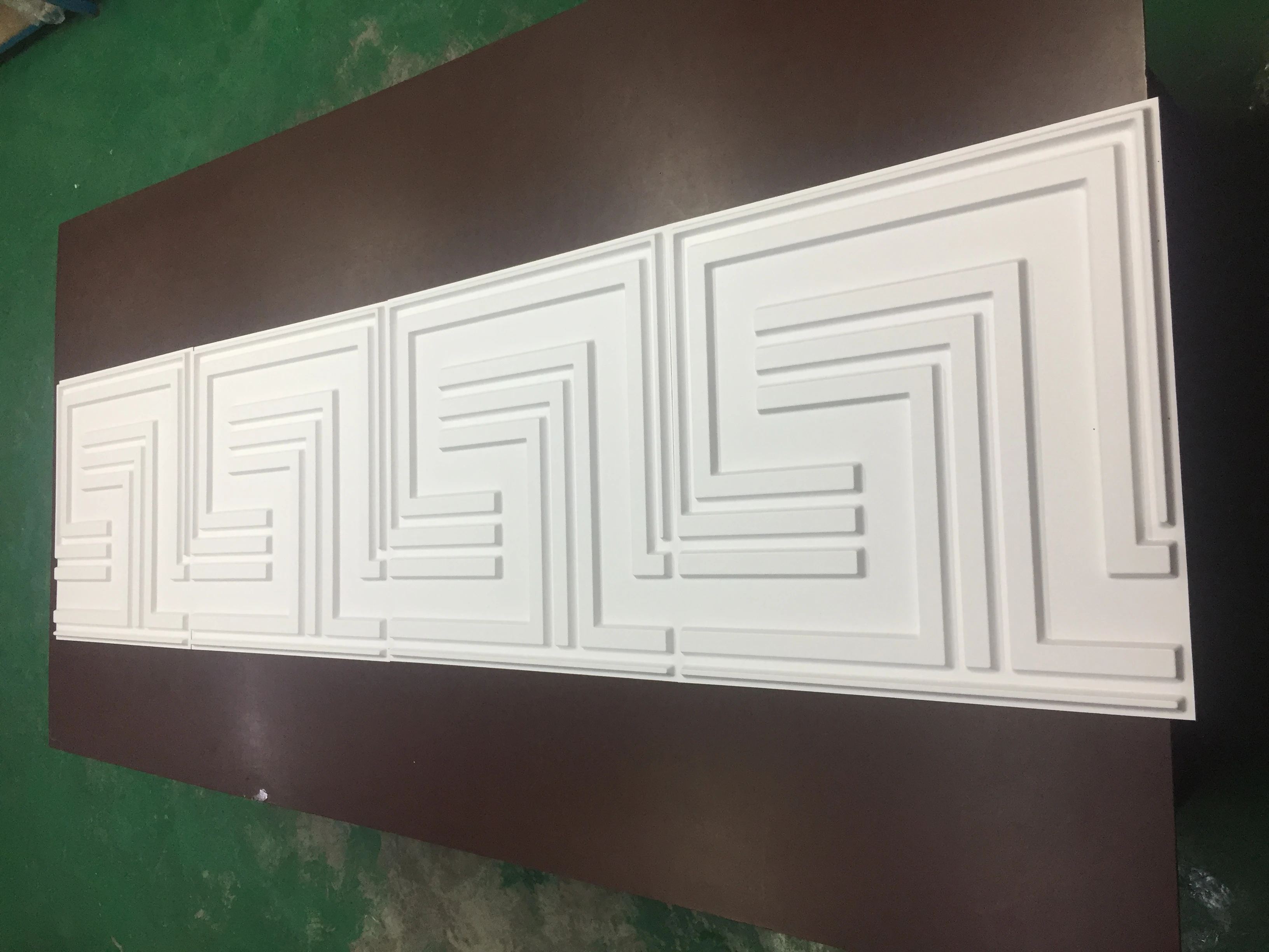 PVC Ceiling Plastic Panels Walls 3D