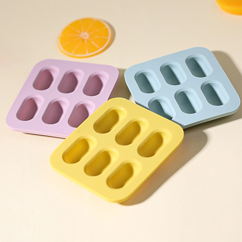 Freezer Baby Teether Pacifier Baby Food Fruit Feeding Popsicle Molds Bpa Free Silicone Pacifier Feeder Ice Cube Tray