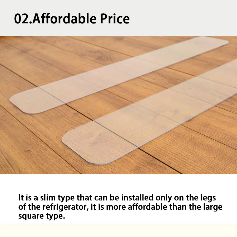 Anti scratch and anti dent ultra thin refrigerator mat