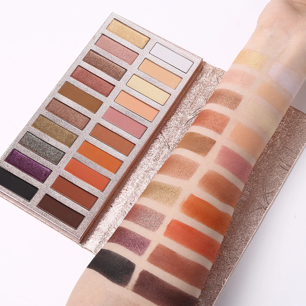 
Best Pro Eyeshadow Palette Makeup Matte Shimmer 20 Colors Highly Pigmented Professional Nudes Warm Natural Bronze Neutral Smoky 