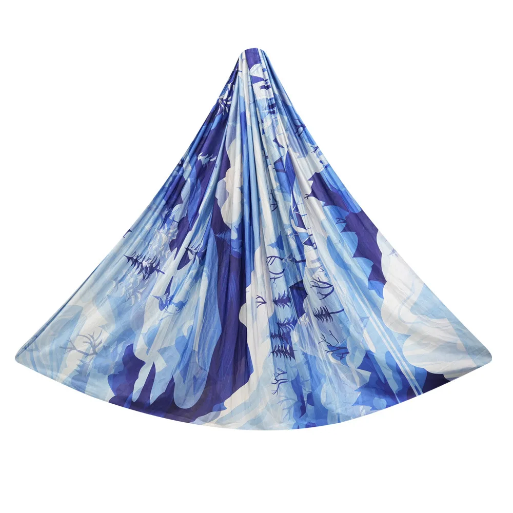SANFAN Custom Length Tie Dye Anti Gravity Suspension Swing Hammock 5m 6m Aerial Yoga Hammock