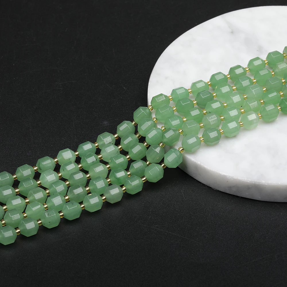 Unique Barrel Shape Natural Gemstone Loose Strand Attractive Opal Moonstone Amazonite Agate Jasper Jade Stone Loose Beads