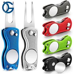 Инструмент для гольфа Divot, подарки для друзей, инструмент для ремонта Гольф Divot с маркером для мяча, аксессуары для гольфа