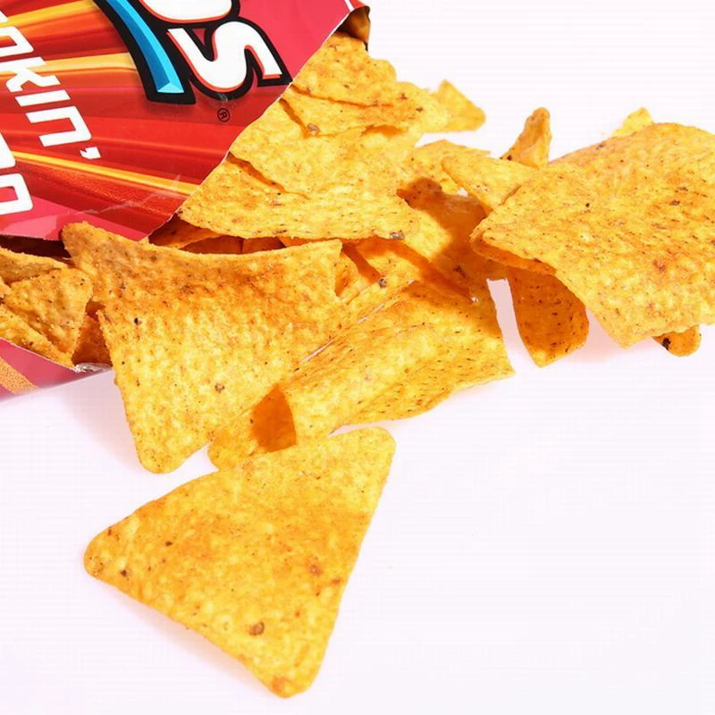 
High Capacity Fried chips Doritos Nacho Tortilla Chips Processing Line Food Machinery <strong><span style=